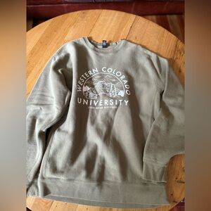 Western Colorado University Men’s XL crew neck sweatshirt